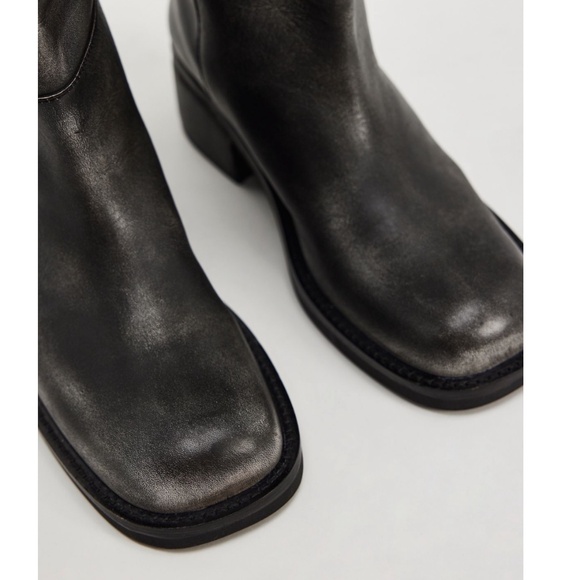 free people dana distressed leather boot - Picture 3 of 7